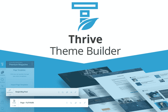 Thrive Themes Builder Best WordPress Theme Builder 2020